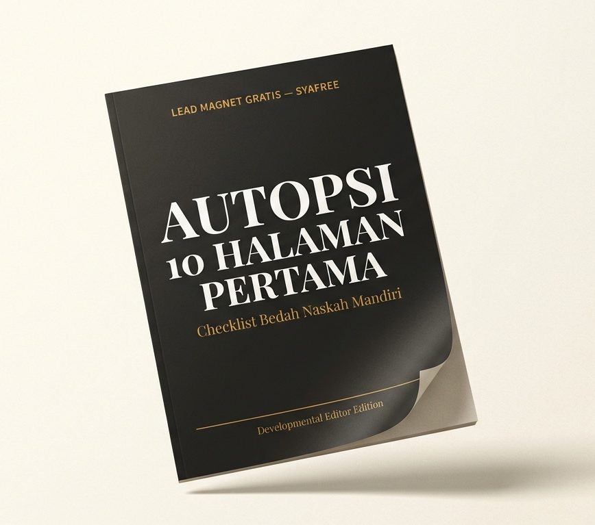 Mockup Checklist Diagnostik Naskah Fiksi — PDF Gratis